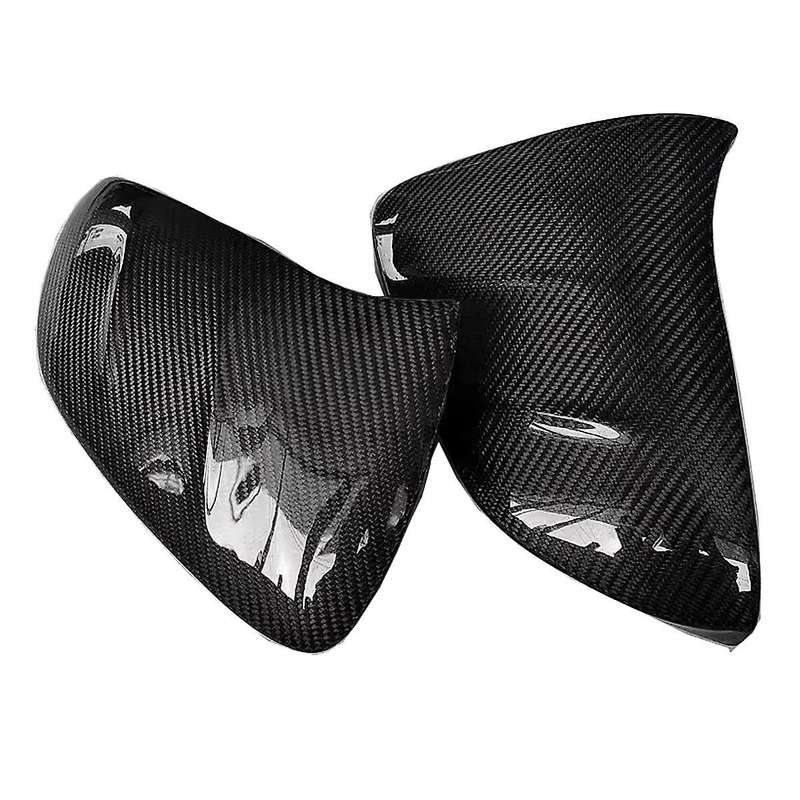 for Taycan 2019-2022 Real Carbon Fiber Side Rear View Mirror Cover Trim Side Wing Mirror Caps Car A