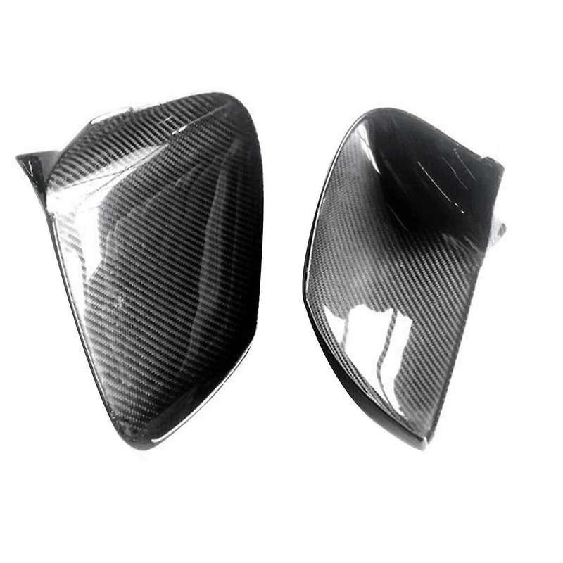 for Taycan 2019-2022 Real Carbon Fiber Side Rear View Mirror Cover Trim Side Wing Mirror Caps Car A
