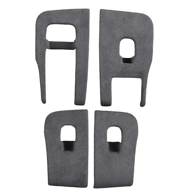 for Tesla2024 Model3 Car Window Lifting Button Panel Suede Suede Trim Frame Sticker Auto Interior Ac