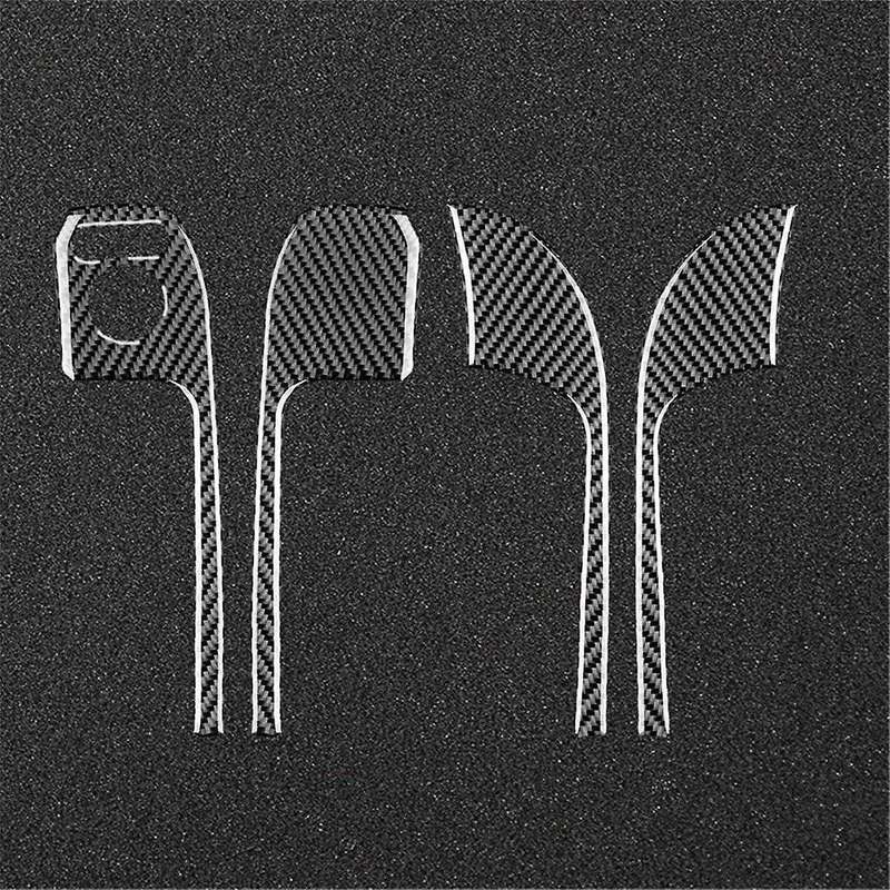 for TL 2009-2014 Carbon Fiber Car Door Pull Cover Trim Trim Interior Accessories