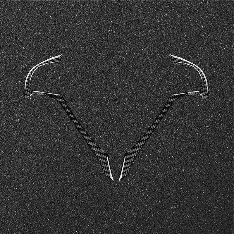 for TL 2009-2014 Carbon Fiber Steering Wheel Frame Trim Cover Sticker Interior Accessories