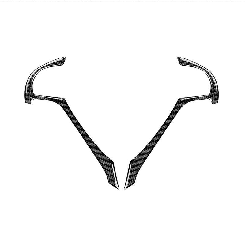 for TL 2009-2014 Carbon Fiber Steering Wheel Frame Trim Cover Sticker Interior Accessories