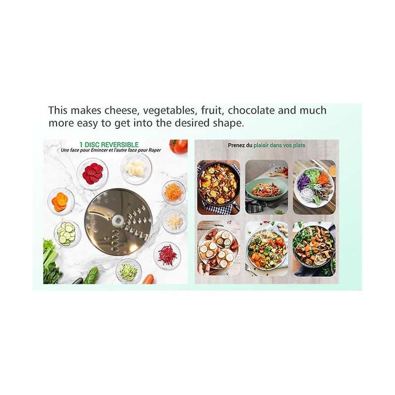 for Tm5 Tm6 Cooking Blender Slicing Shredding Disc Multifunctional Food Processor Container Cutter
