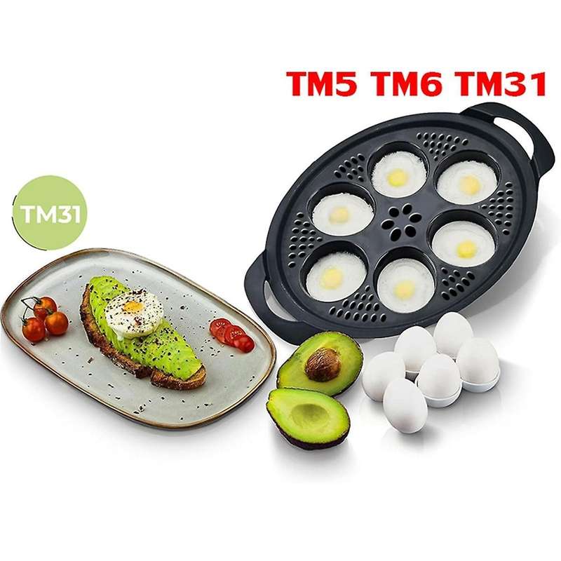 for Tm5 Tm6 Tm31 New 6 In 1 Eggs Steamer Tray Food Grade Pp ,6 Egg Steam Egg Boiler