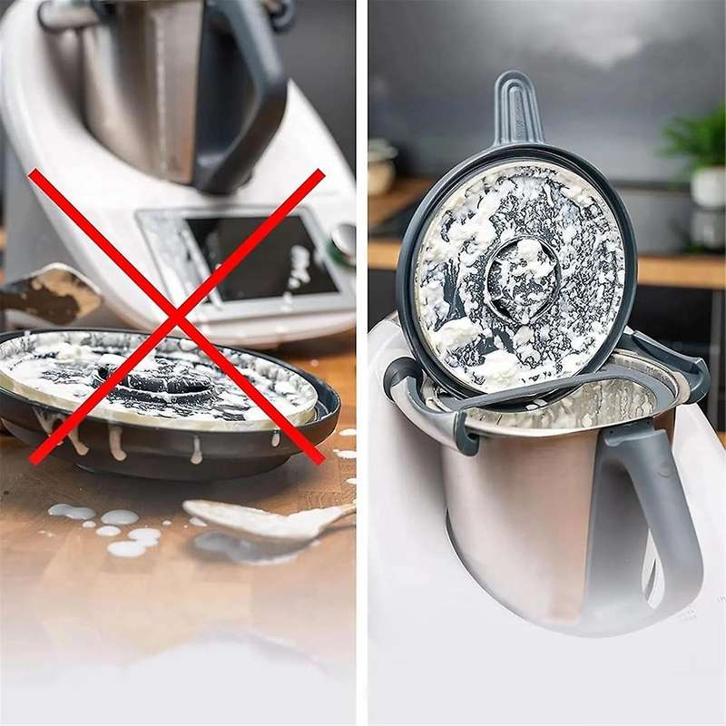 for Tm6 Tm5 Tm31 Cooking Machine Silicone Tray Baking Tray Mat+blade Protective Cover+visual Pot Lid