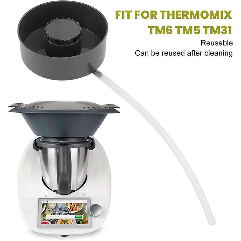 for Tm6 Tm5 Tm31 Food Processor Accessory Transparent Steaming Pan Cover+steam Tray +steam Juicer wi
