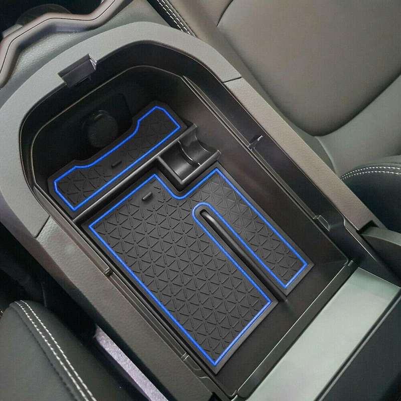 for Toyota Rav4 2019 2020 Car Center Console Armrest Storage Box Tray Organizer Anti-slip Mats