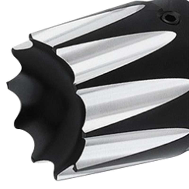 for Touring Road 86-16 4 Inch Exhaust Muffler Head End Cap Pipe Slotted Front Axle Cover