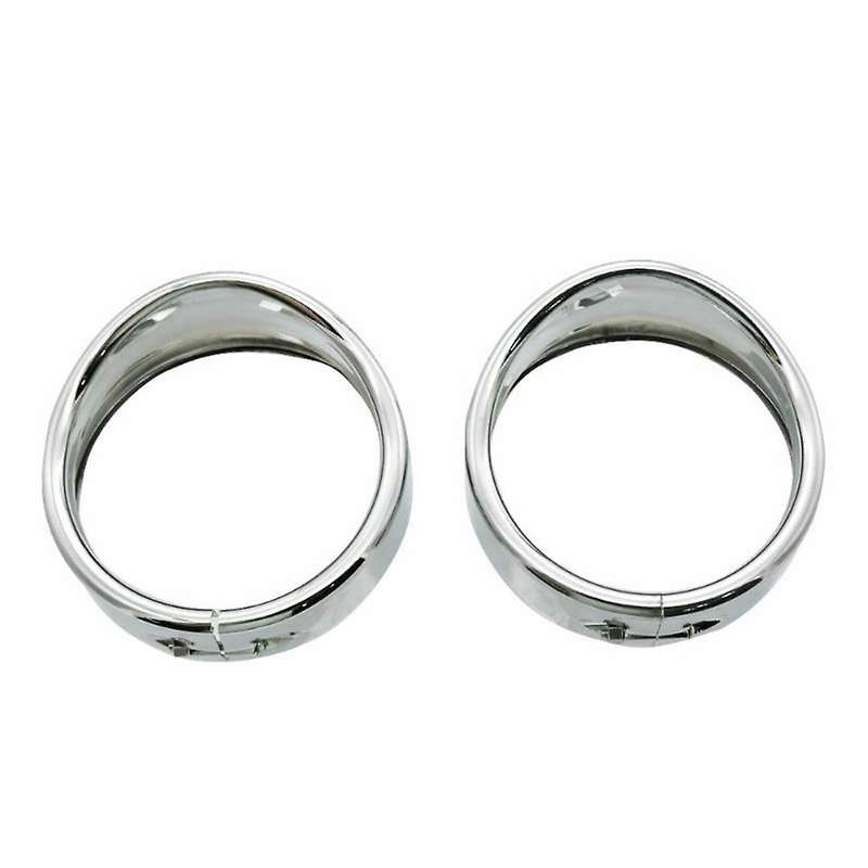 for Touring Road Glide Chrome Head Light Lamp Trim Ring 4.5 Inch Fog Light Trim Ring