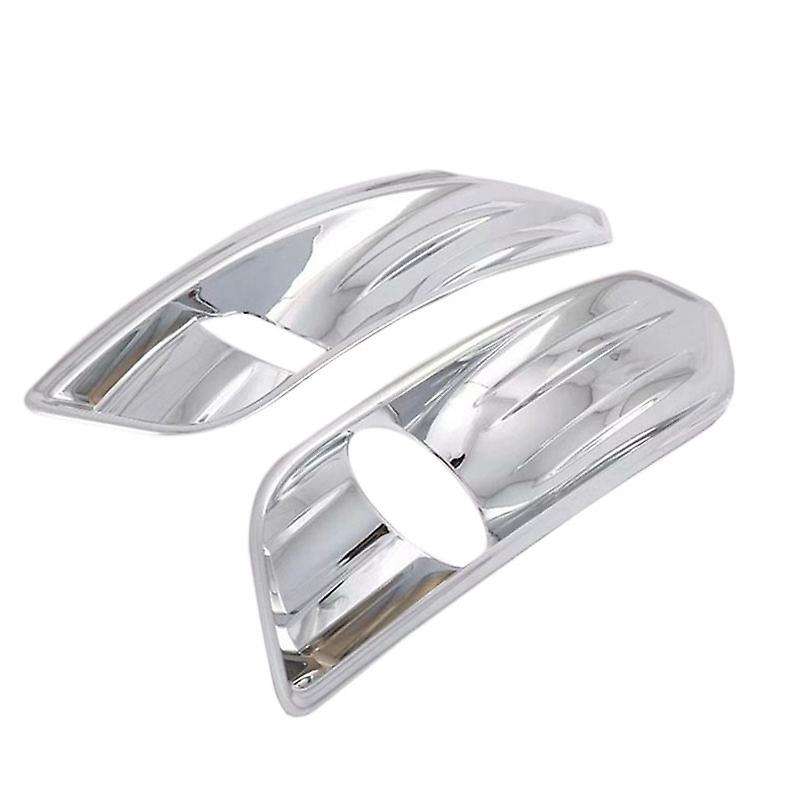 for Transit 2017 Car Front Fog Light Lamp Cover Decoration Cover ABS Auto Moldings Accessory