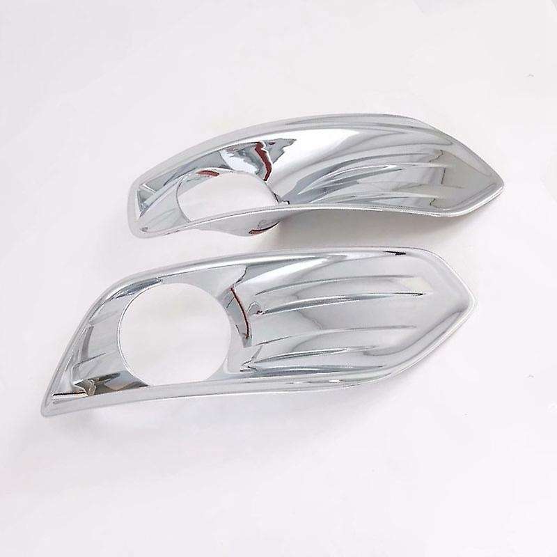 for Transit 2017 Car Front Fog Light Lamp Cover Decoration Cover ABS Auto Moldings Accessory