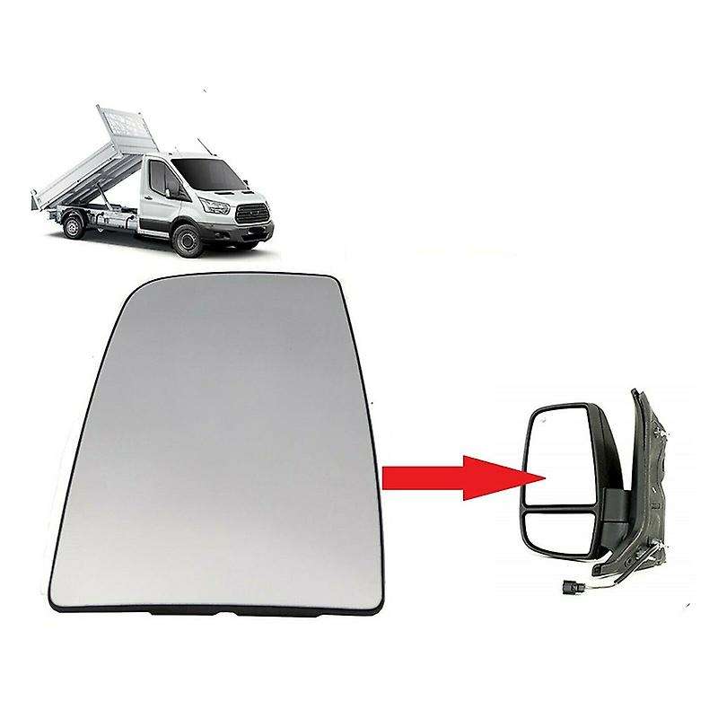 for Transit Mk8 2014 -2021 Right Drivers Rear Mirror Glass + Back Plate 1823986 BK31-17K740-