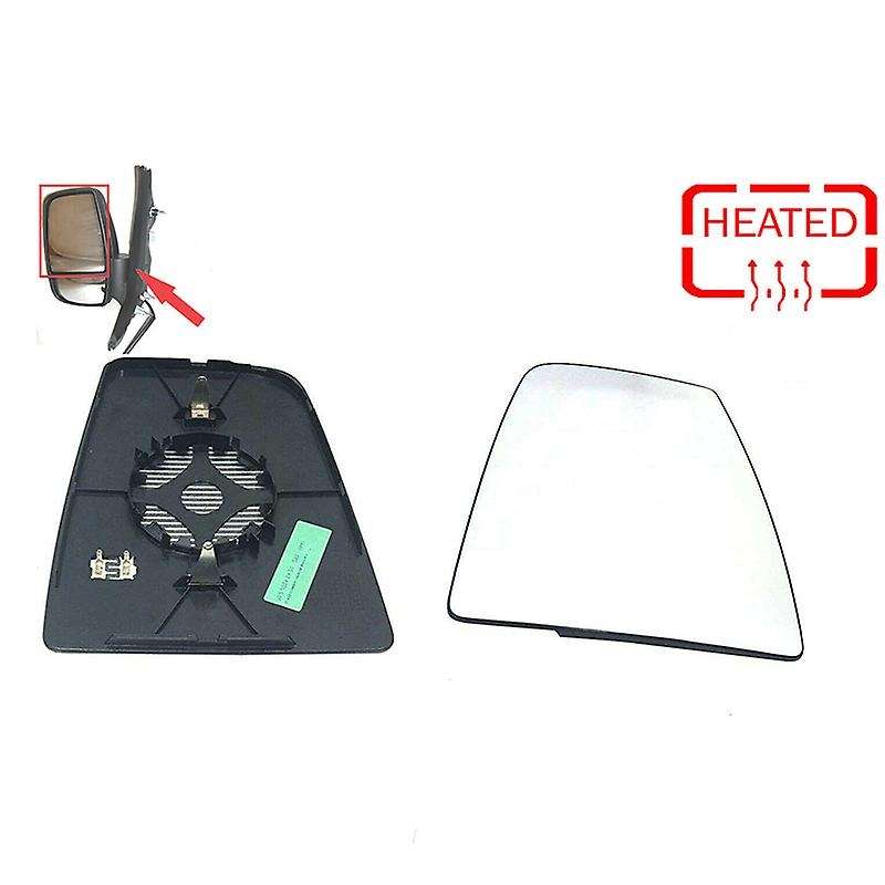 for Transit Mk8 2014 -2021 Right Drivers Rear Mirror Glass + Back Plate 1823986 BK31-17K740-
