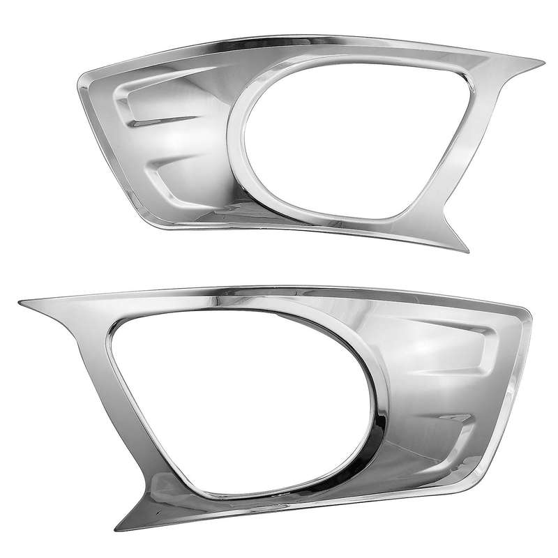 for Transit Tourneo 2014-2018 Fog Lamps Cover Trim ABS Chrome Front Fog Light Cover