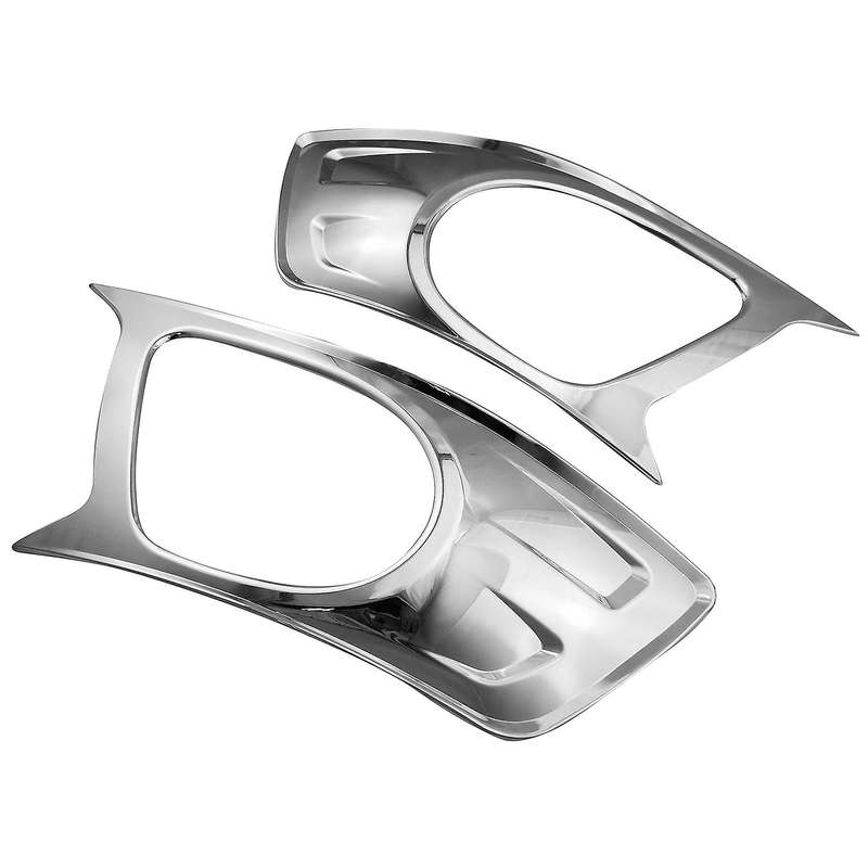 for Transit Tourneo 2014-2018 Fog Lamps Cover Trim ABS Chrome Front Fog Light Cover