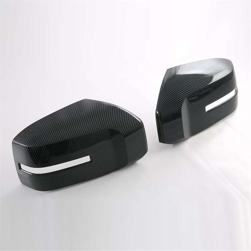 for Triton / L200 2024 Carbon Fiber Side Door Mirror Cap Rearview Mirror Cover Trim Accessories