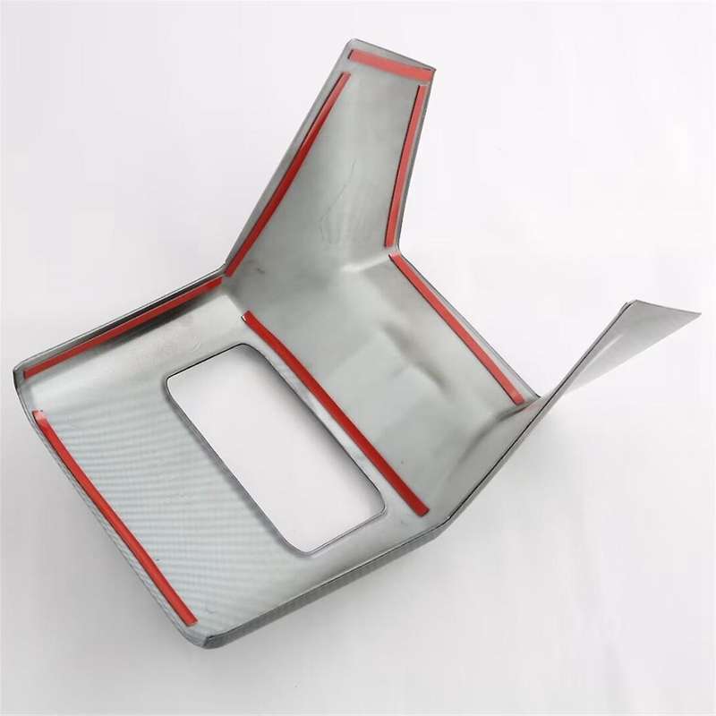 for Triton / L200 2024 Rear Air Outlet Vent Cover An-Ti Kick Panle Frame Interior Accessories Carbon