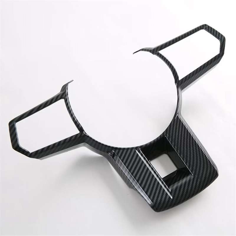 for Triton / L200 2024 Car Steering Wheel Decorative Cover Trim Interior Accessories Carbon Fiber