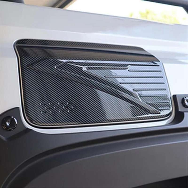 for Triton / L200 2024 Carbon Fiber Car Fuel Tank Cap Trim Cover Stickers Exterior Accessories