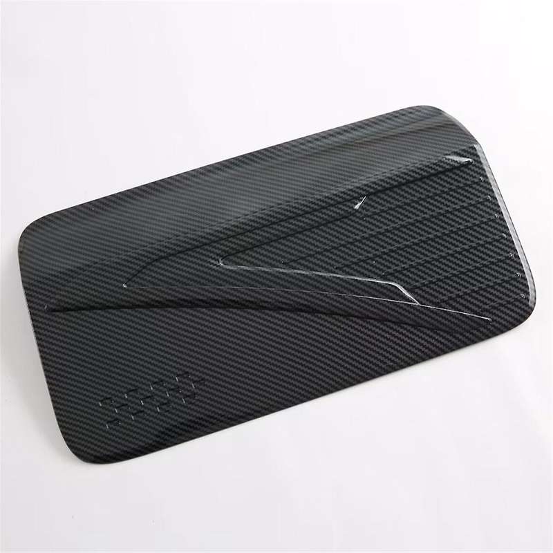 for Triton / L200 2024 Carbon Fiber Car Fuel Tank Cap Trim Cover Stickers Exterior Accessories