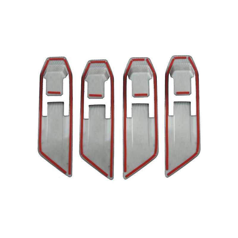 for Triton / L200 2024 Inner Door Handle Bowl Frame Cover Trim Sticker Interior Accessories Carbon F
