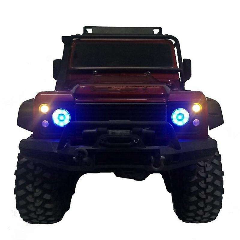 for Trx4 Rc Car Front Rear Led Lights + Ic Lamp Group Headlight Kit for 1/10 Rc Crawler -4