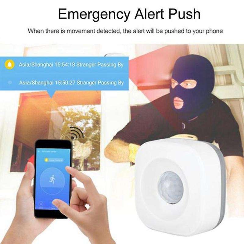 for Tuya WiFi PIR Motion Sensor Wireless Infrared Detector Security Burglar Alarm Sensor Smart Life