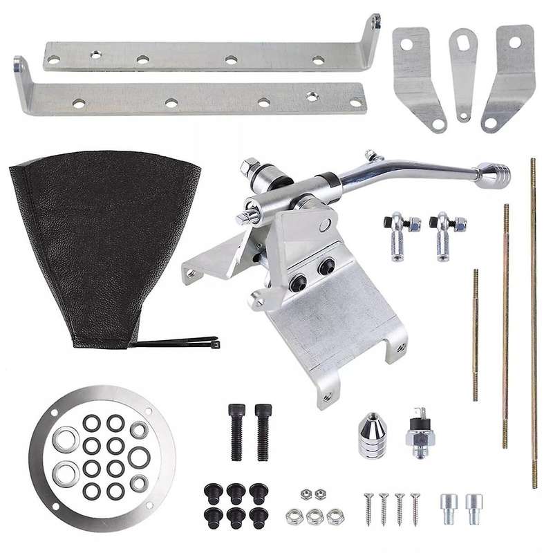 FOR Turbo 350 TH350 Shifter Kit Floor Mount Automatic Transmission 12 Inch HRC1941