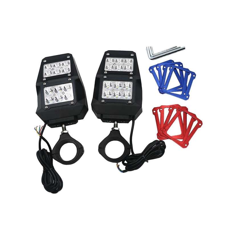 for Utv/atv All-terrain Beach Vehicles with Lighted -colour Rear Frame Led 1.75/2 Inch Rear View Mi