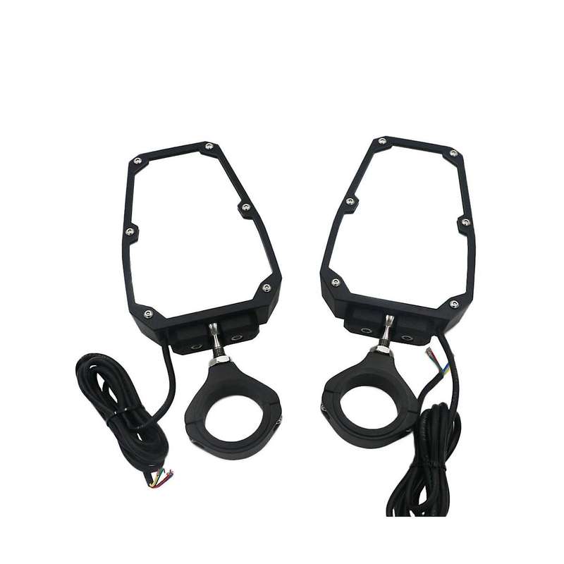 for Utv/atv All-terrain Beach Vehicles with Lighted -colour Rear Frame Led 1.75/2 Inch Rear View Mi