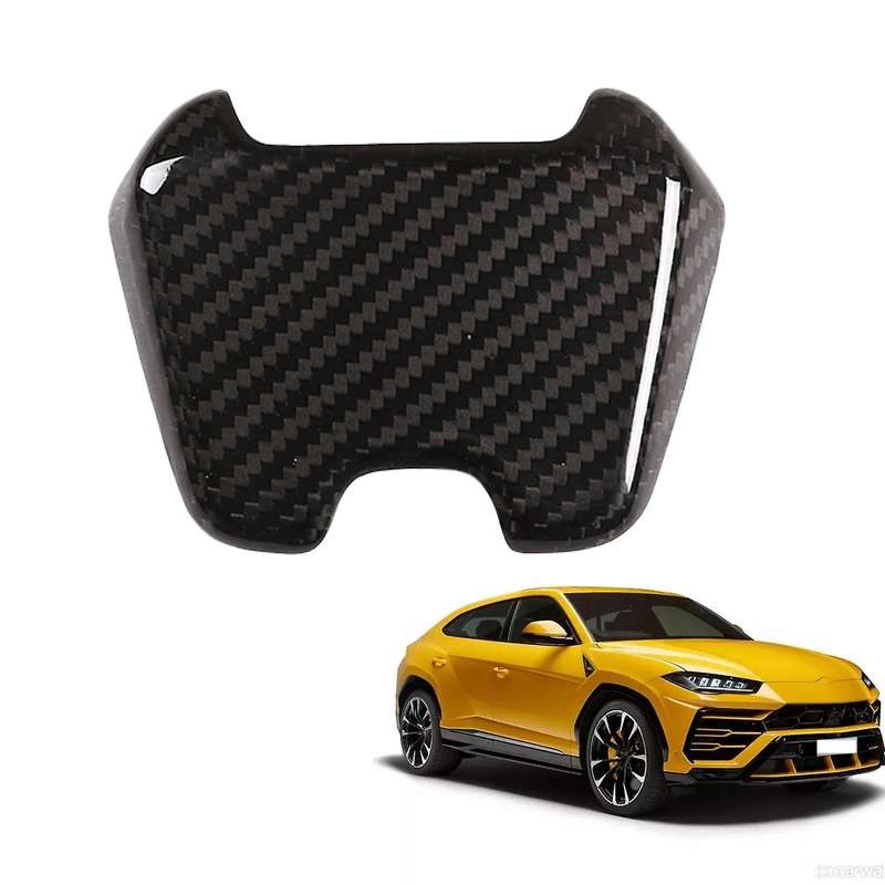 for  URUS 2018-2021 Carbon Fiber Central Control P Gear Switch Decoration Cover Trim Sticker