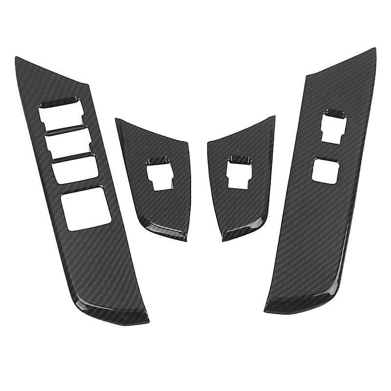 for UX200 UX250H UX260H 2019 2020 ABS Carbon Fiber Window Lifter Control Frame Switch Armrest Cover