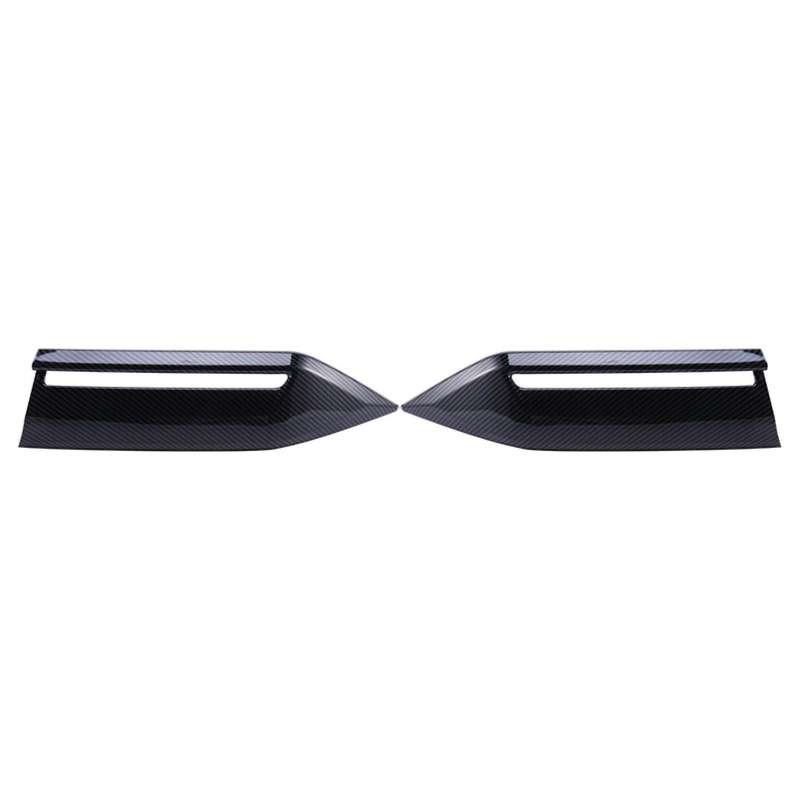 for -V 2020-2021 Carbon Fiber Upper Front Grille Grill Moulding Strips Cover Trim Auto Styling Stick