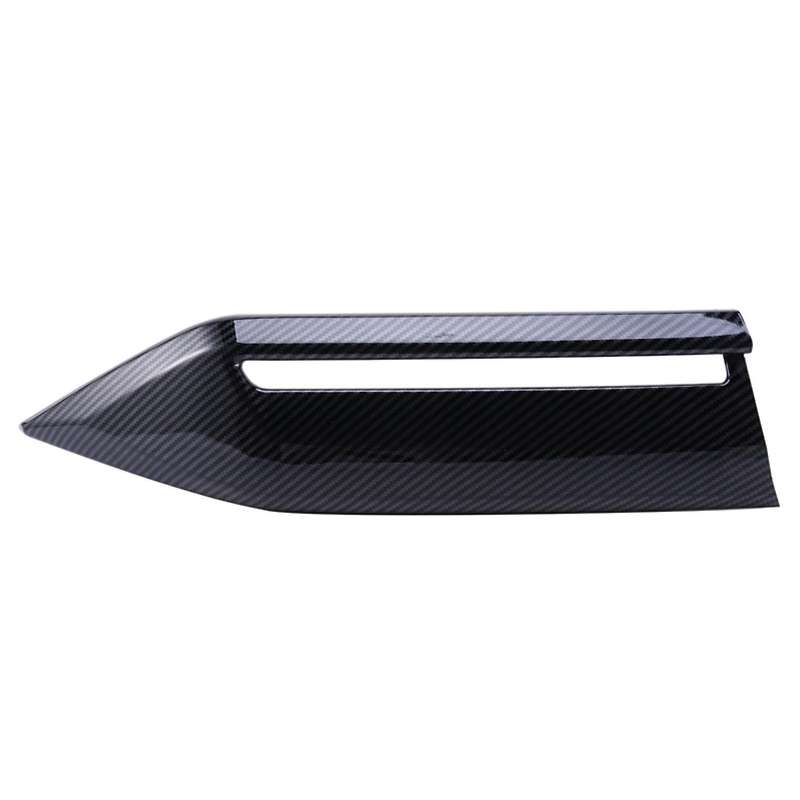 for -V 2020-2021 Carbon Fiber Upper Front Grille Grill Moulding Strips Cover Trim Auto Styling Stick