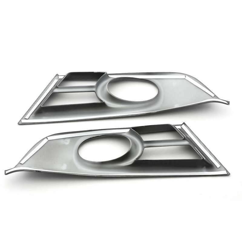 for -V 2017-2020 Carbon Fiber Texture Fog Lamp Cover Bezel Overlay Trims