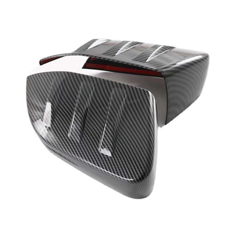 for -V 2023 2024 ABS Carbon Car Side Door Mirror Trim Rear View Mirror Cover Decor Accessories