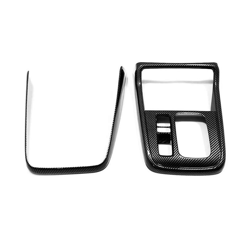 for -v 2023 2024 Center Console Gear Shift Panel Cover Trim Car Interior Accessories - Abs Carbon Fi