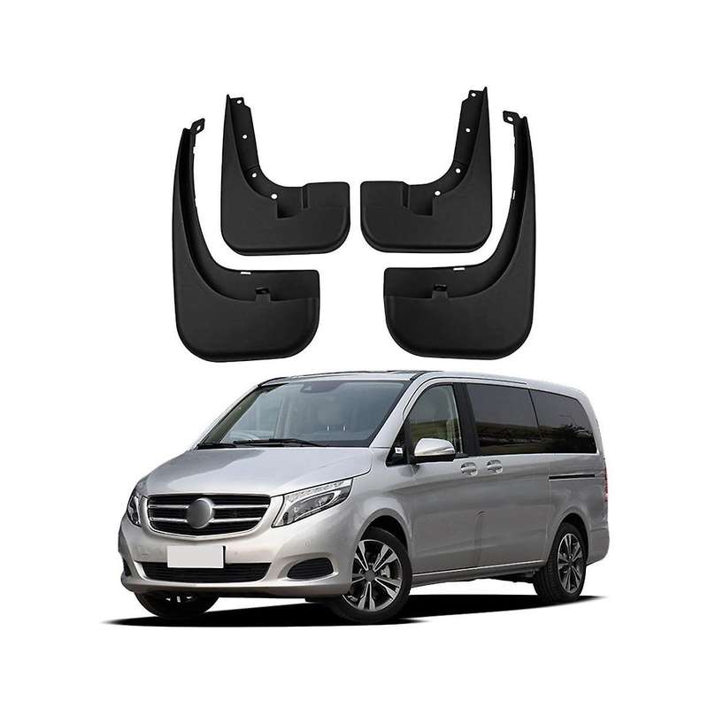 for V Class Sports Extended Edition 2016-2020 without Side Skirts Mud Flaps Guard Splash Flap