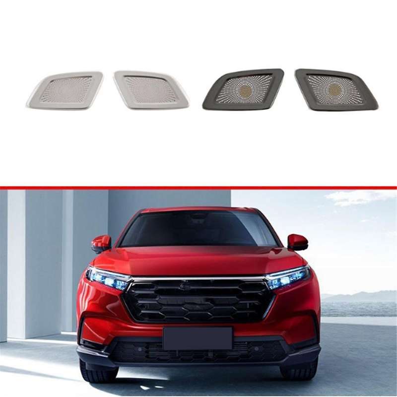 for -V 2023-2024 Car Dashboard Air Outlet Vent Trim Cover Sticker Decoration Frame Silver