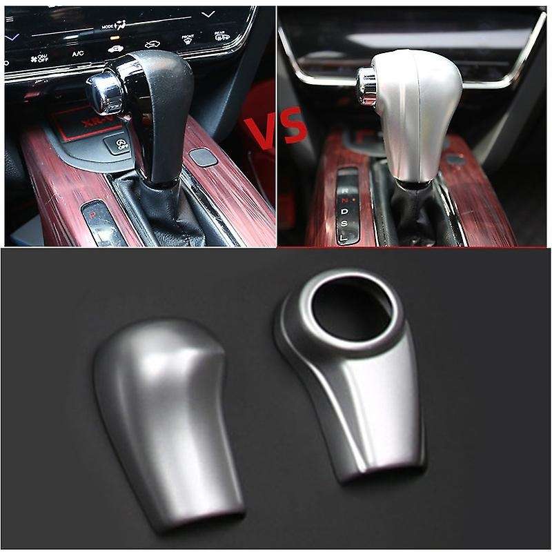 for -V Vezel 2014-2020 Front Gear Shift Head Knob Control Panel Sticker Cover Trim Interior Accessor