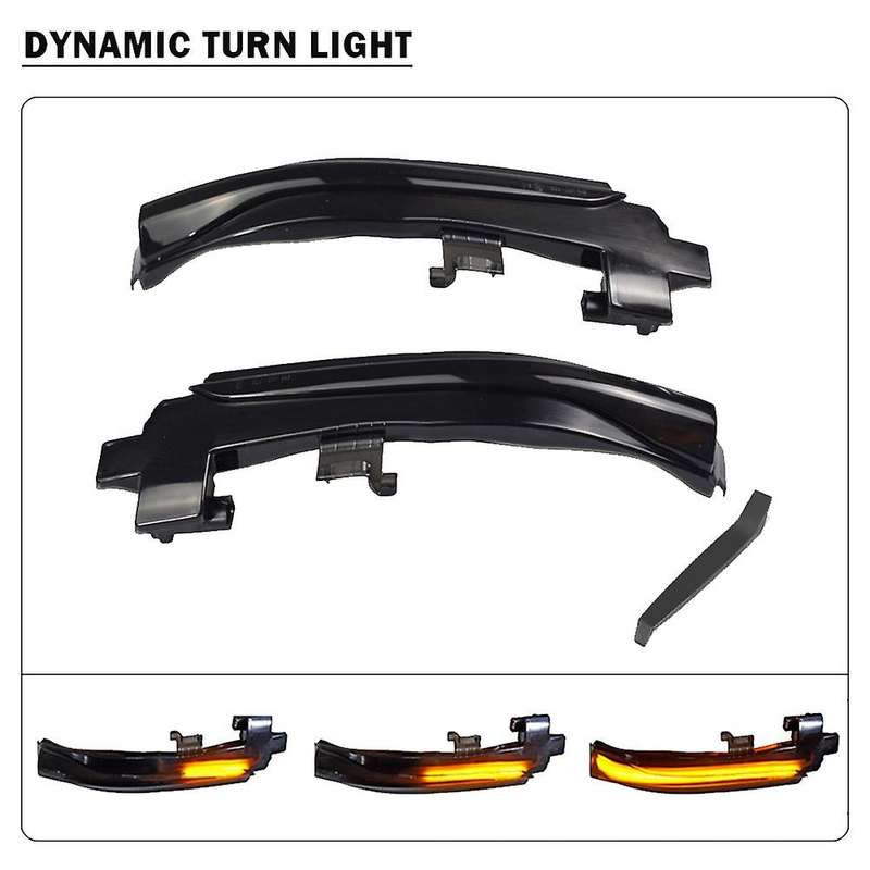 for V40 CC II S60 2011-2018 S80 V70 III Car Dynamic LED Turn Signal Light Rearview Mirror Light Indi