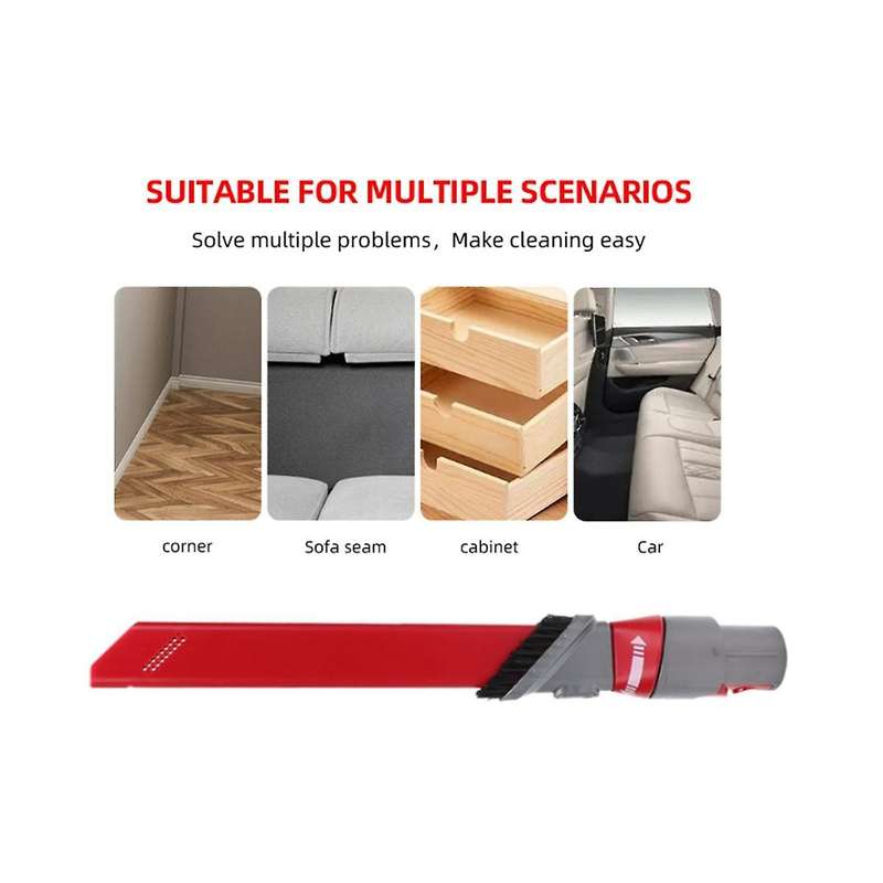for V7 V8 V10 V11 V12 V15 Vacuum Cleaner 2 In 1 Crevice Cleaning Brush Nozzle Tool +switch Lock Sna