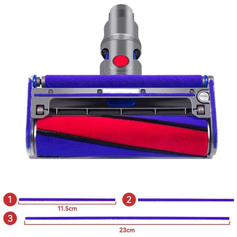 for Vacuum Cleaner Electric Floor Brush Sticker V7v8v10v11 Soft Plush Strip Accessories