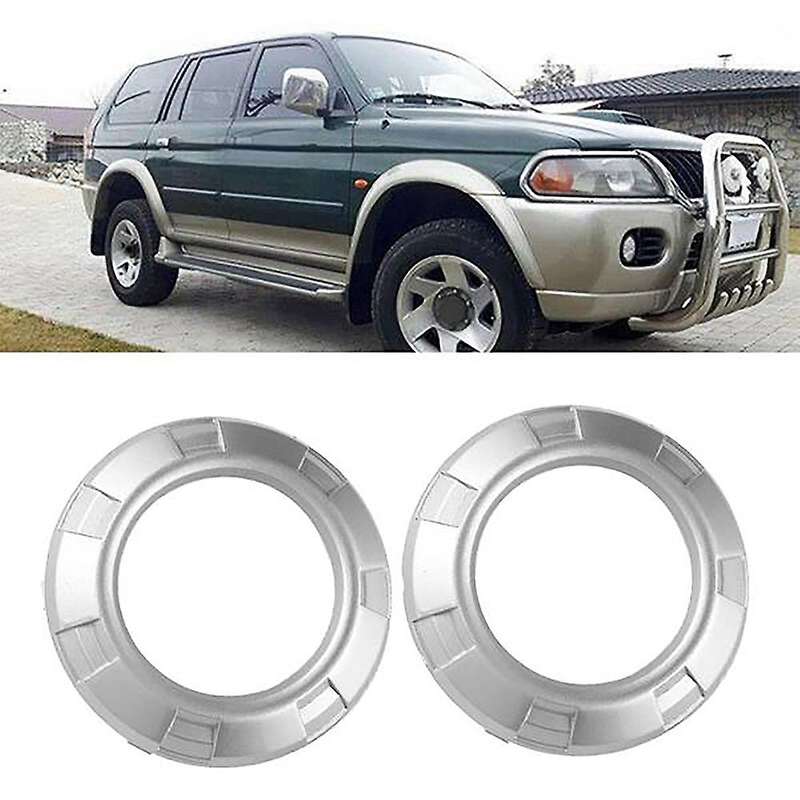 for V93 V97 V87 2007-2019 ABS Front Fog Light Lamp Bezel Cover Trim Exterior Garnish Replacement