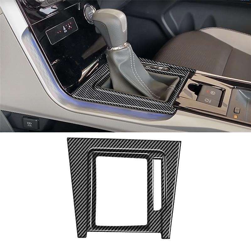 for Veloz 2022+ Carbon Fiber Car Gear Shift Panel Cover Trim