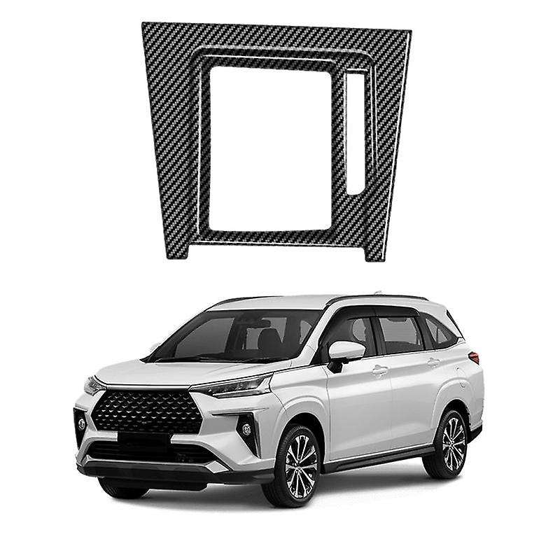 for Veloz 2022+ Carbon Fiber Car Gear Shift Panel Cover Trim