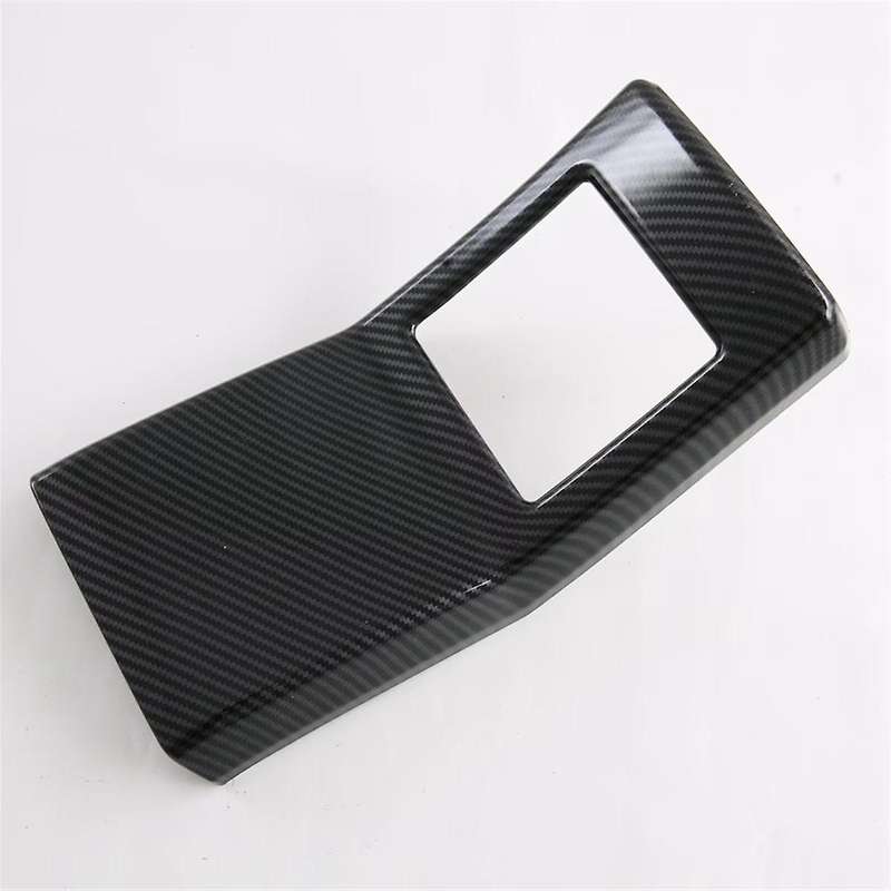 for Veloz 2022-2024 Carbon Fiber Car Rear Air Condition Vent Outlet Cover Trim Interior Accessories