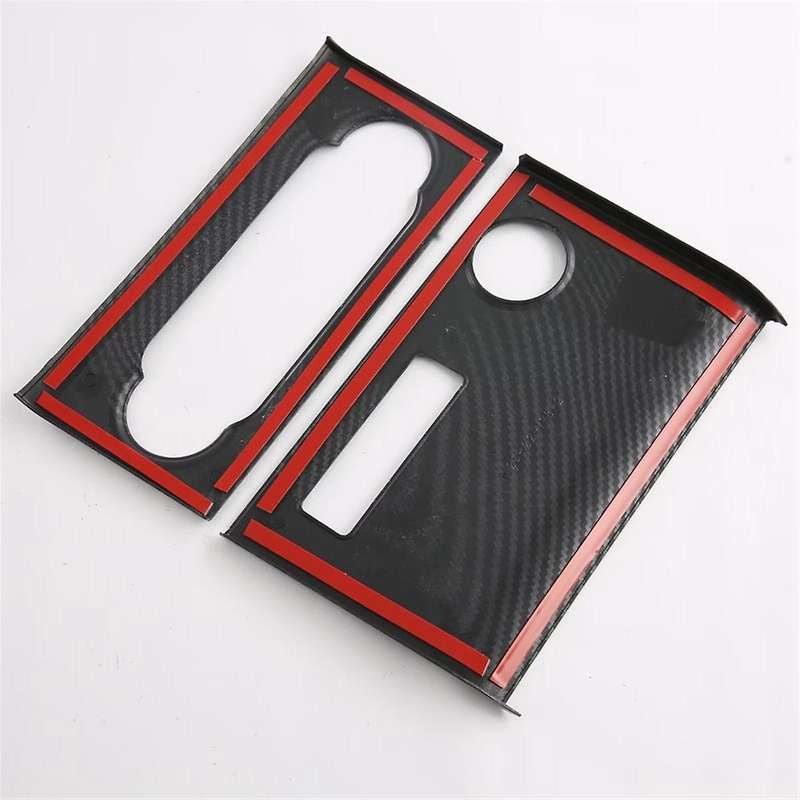 for Veloz 2022-2024 Carbon Fiber Car Center Console AC Switch Cover Panel Trim Interior Accessories