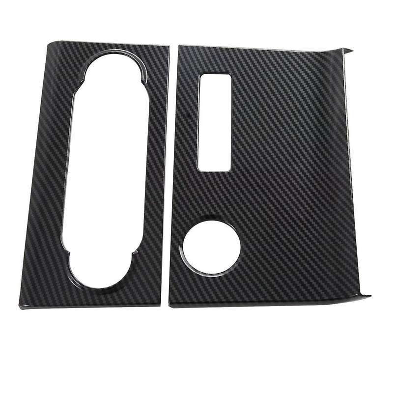 for Veloz 2022-2024 Carbon Fiber Car Center Console AC Switch Cover Panel Trim Interior Accessories