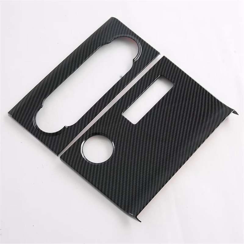 for Veloz 2022-2024 Carbon Fiber Car Center Console AC Switch Cover Panel Trim Interior Accessories
